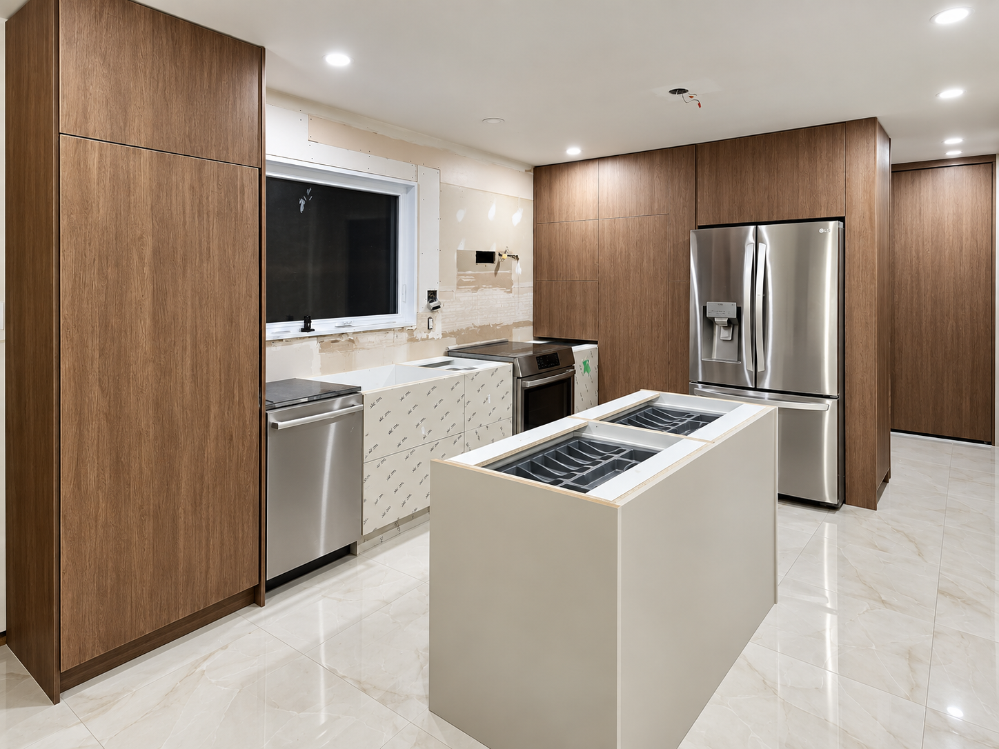 Kitchen renovation detail