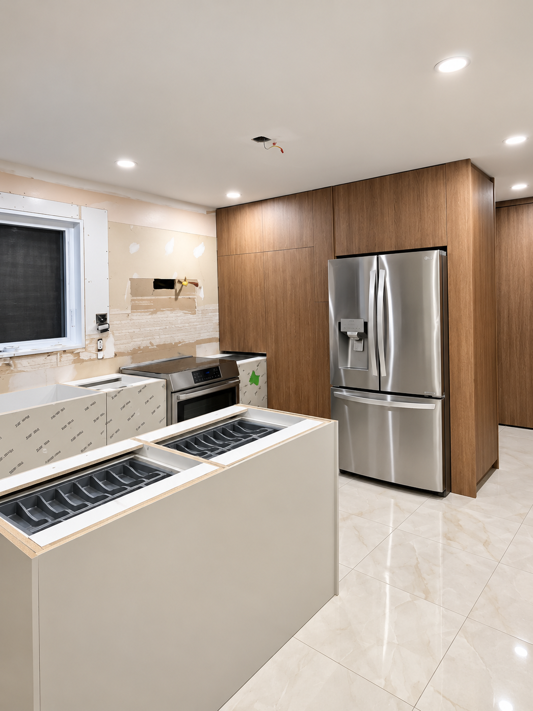 Completed kitchen renovation