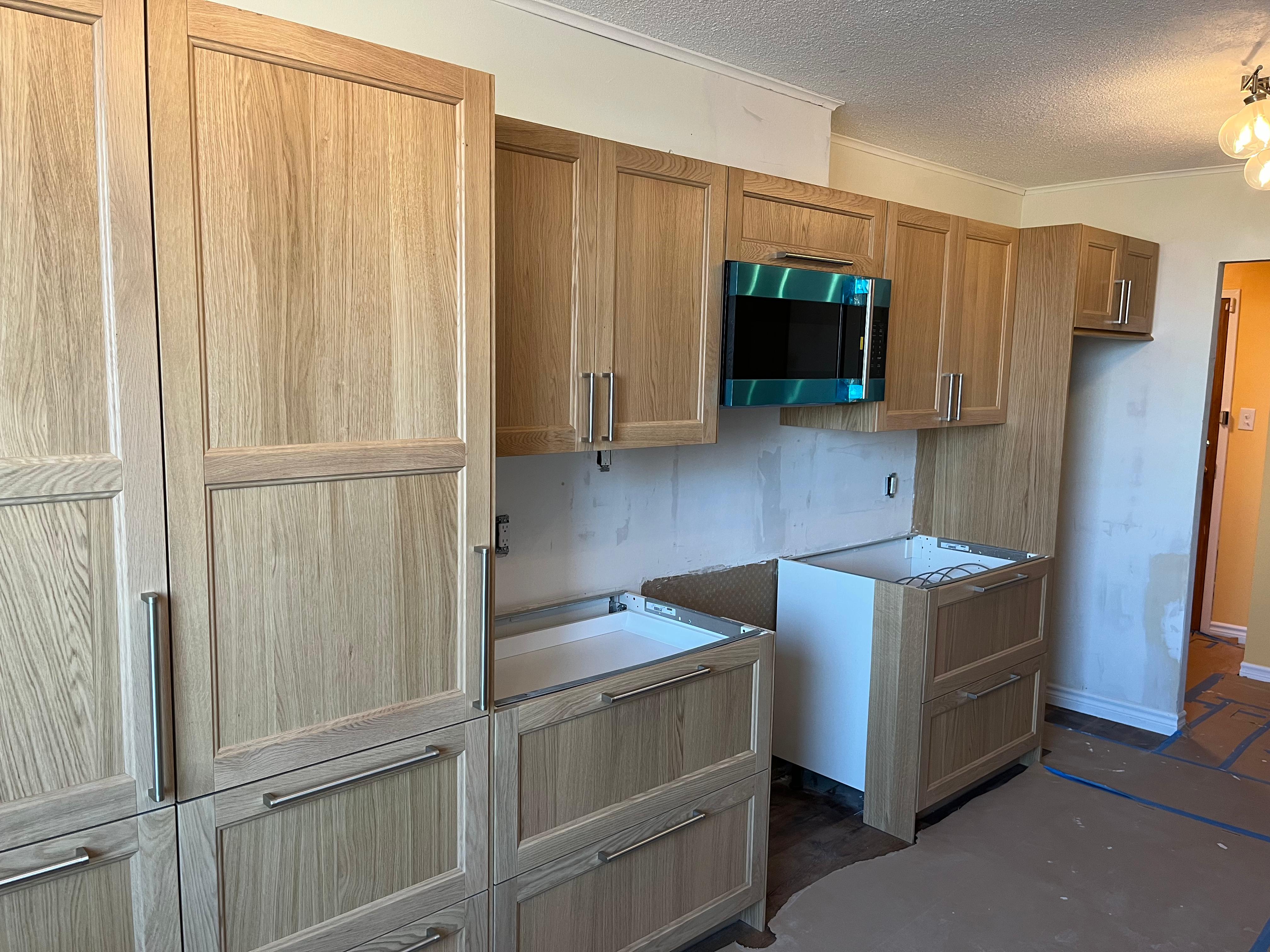 Kitchen installation work