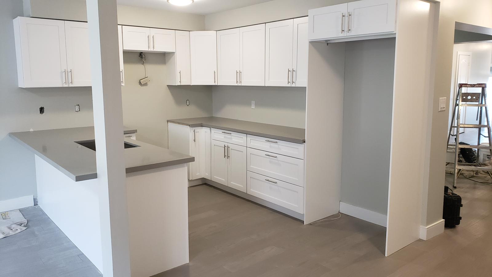 Completed kitchen installation