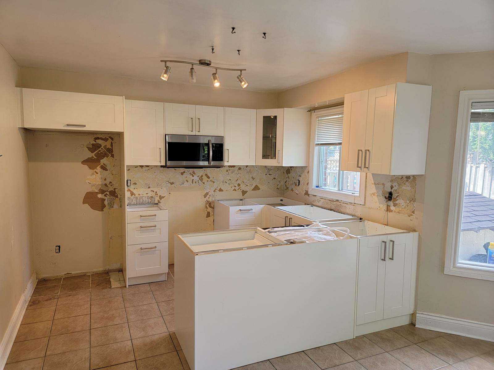 Kitchen cabinet renovation